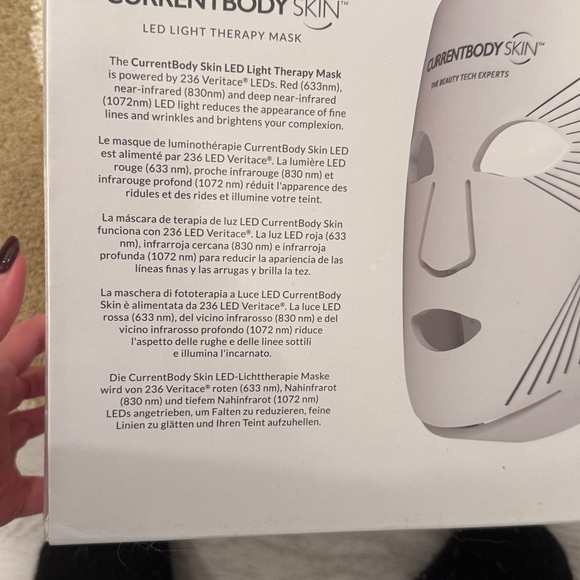 Nib Current body LED Red Light mask series 2 new $389 visible anti aging - Picture 16 of 17